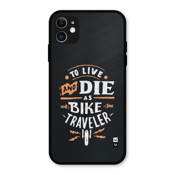 Bike Traveler Metal Back Case for iPhone 11