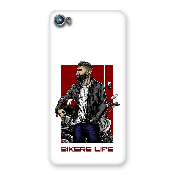 Biker Life Back Case for Canvas Fire 4 (A107)