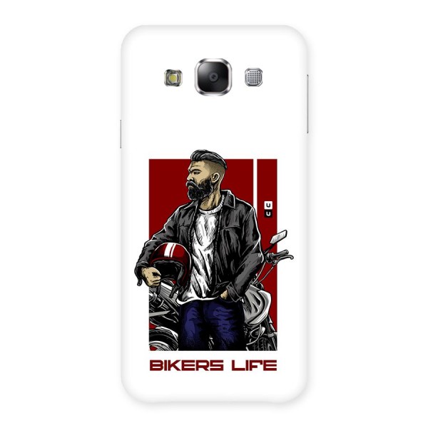 Biker Life Back Case for Galaxy E5