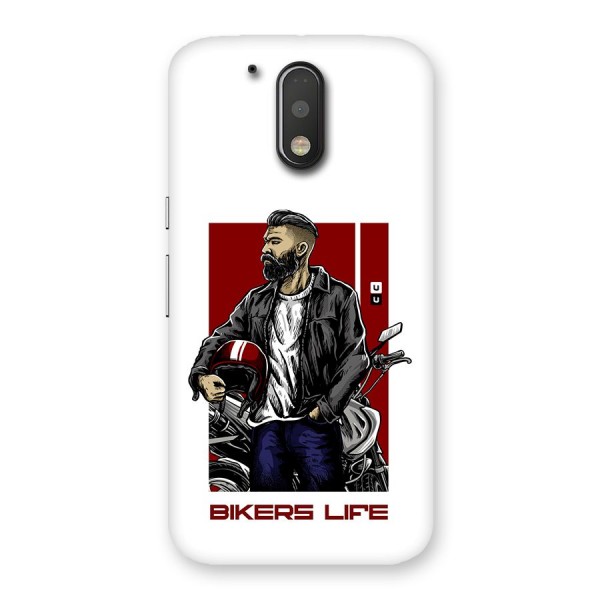 Biker Life Back Case for Moto G4