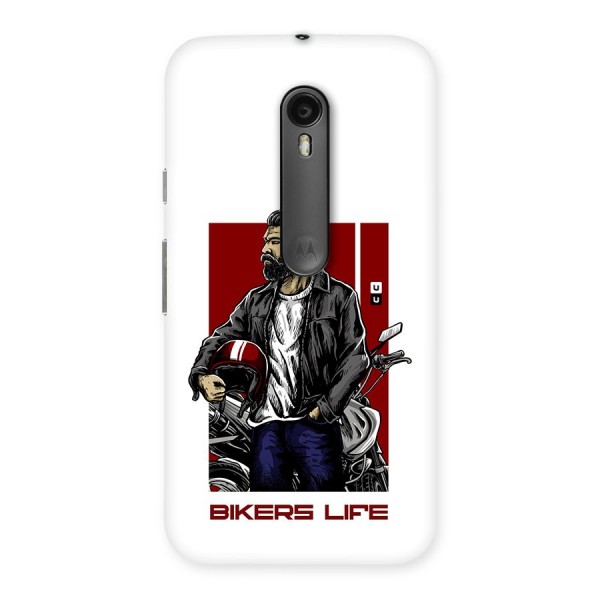 Biker Life Back Case for Moto G Turbo