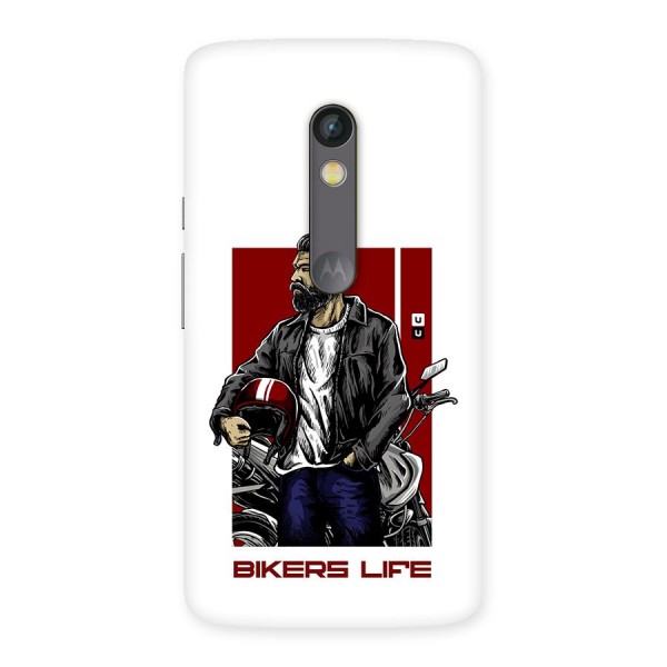 Biker Life Back Case for Moto X Play