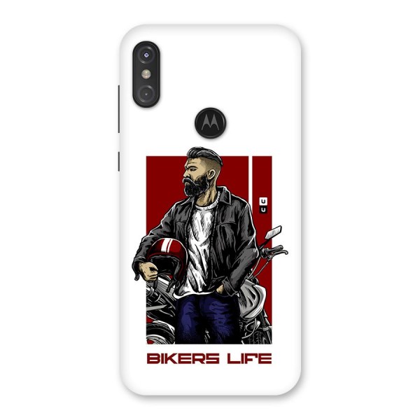 Biker Life Back Case for Motorola One Power