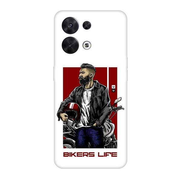 Biker Life Back Case for Oppo Reno8 5G