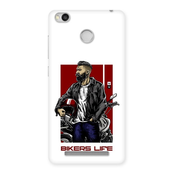 Biker Life Back Case for Redmi 3S Prime