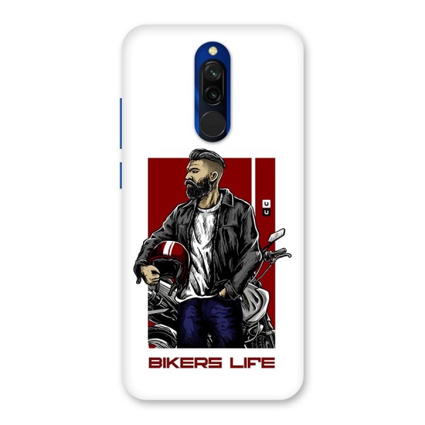 Biker Life Back Case for Redmi 8