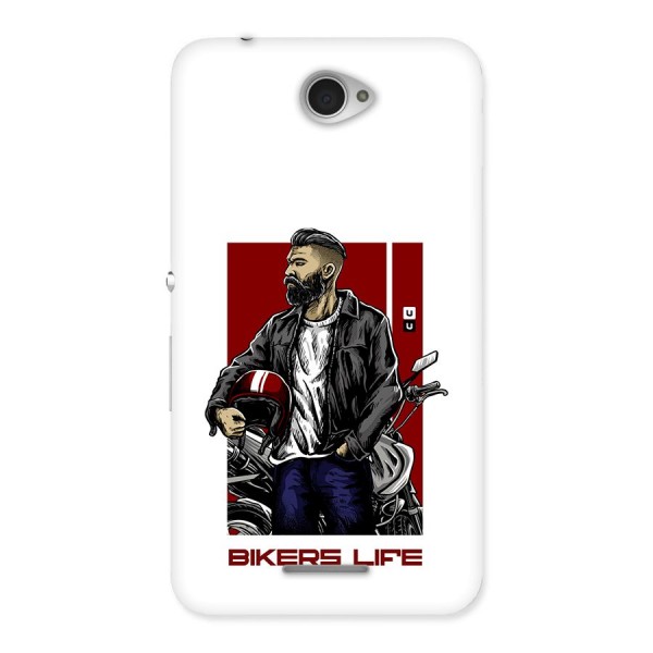 Biker Life Back Case for Xperia E4