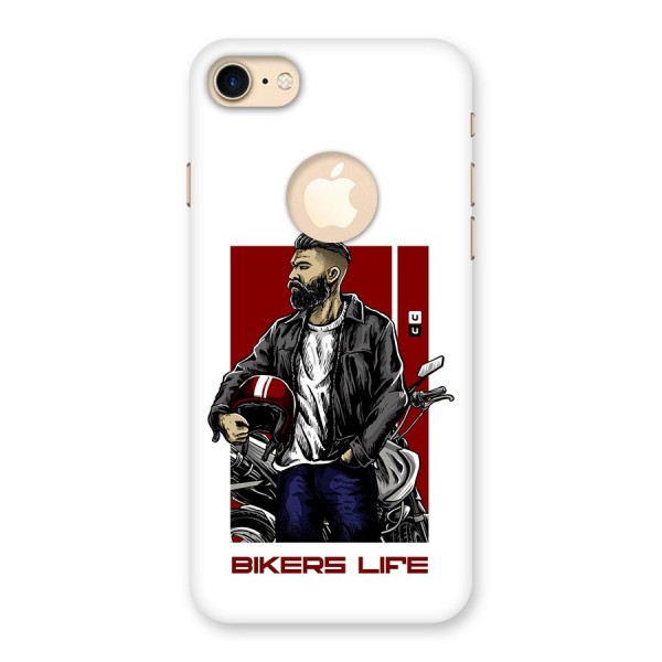 Biker Life Back Case for iPhone 8 Logo Cut