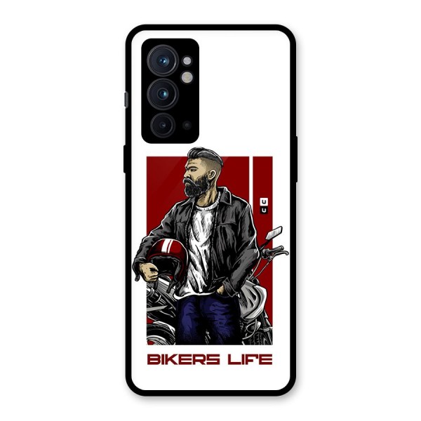 Biker Life Glass Back Case for OnePlus 9RT 5G