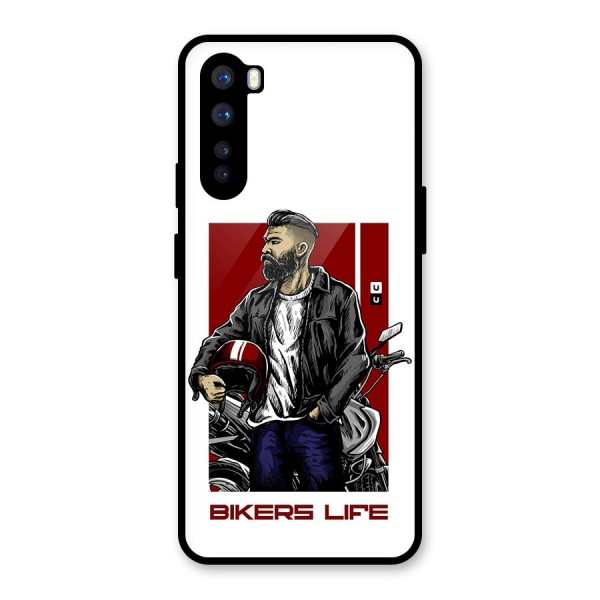 Biker Life Glass Back Case for OnePlus Nord