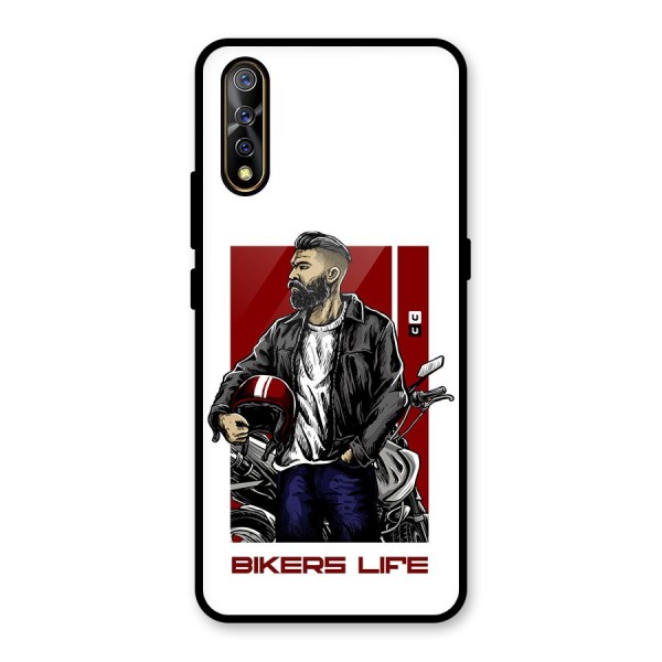 Biker Life Glass Back Case for Vivo Z1x