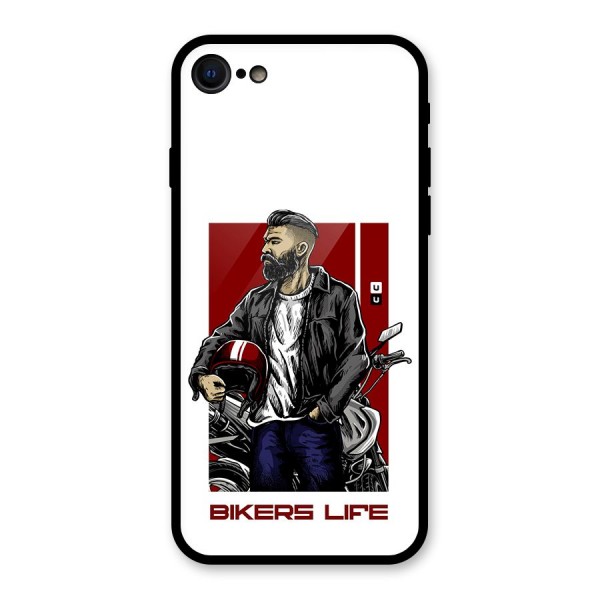 Biker Life Glass Back Case for iPhone SE 2020