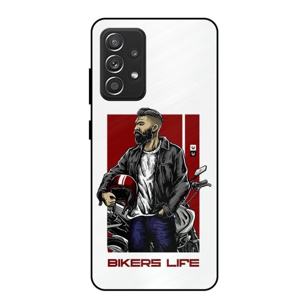 Biker Life Metal Back Case for Galaxy A52