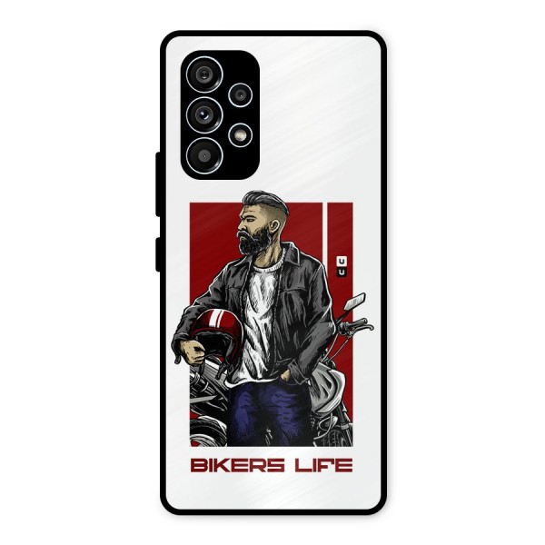 Biker Life Metal Back Case for Galaxy A53 5G