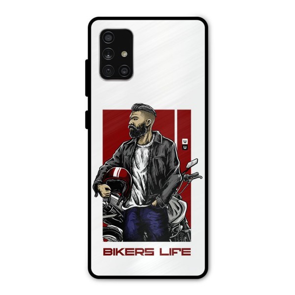 Biker Life Metal Back Case for Galaxy A71