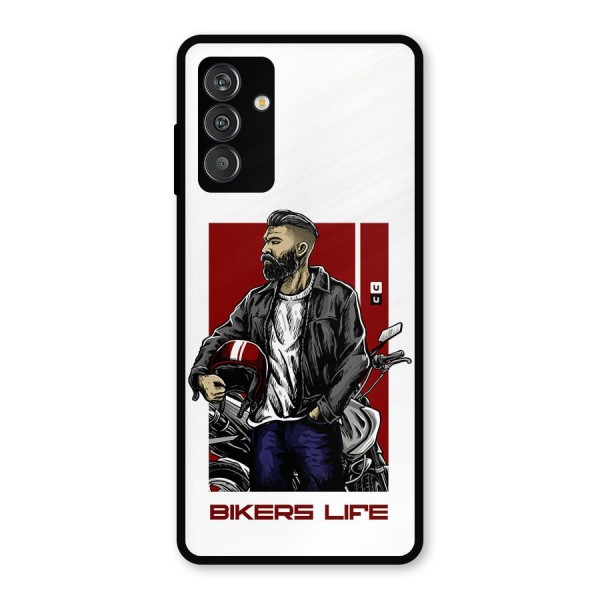 Biker Life Metal Back Case for Galaxy F13