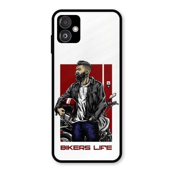 Biker Life Metal Back Case for Galaxy F14