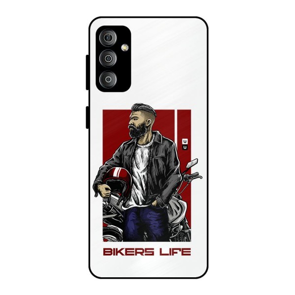 Biker Life Metal Back Case for Galaxy F23