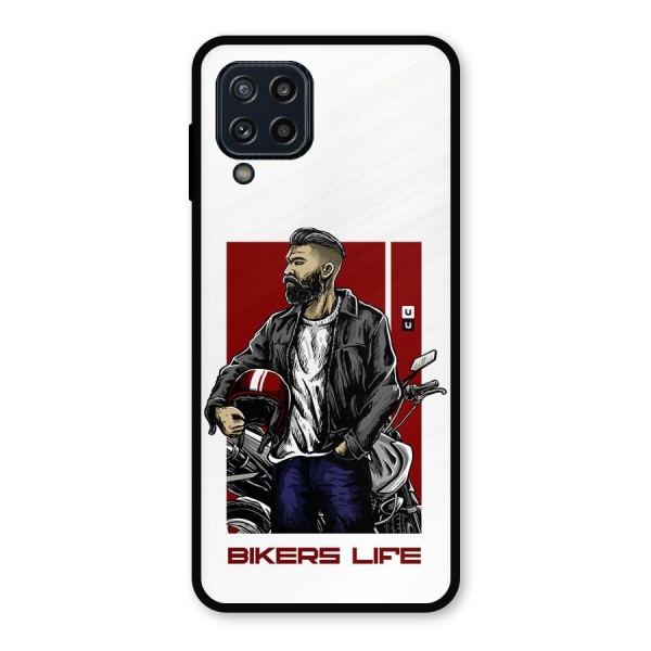 Biker Life Metal Back Case for Galaxy M32