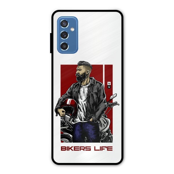 Biker Life Metal Back Case for Galaxy M52 5G