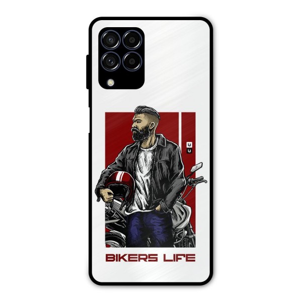 Biker Life Metal Back Case for Galaxy M53 5G