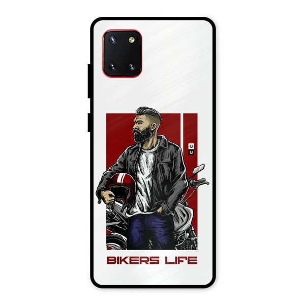 Biker Life Metal Back Case for Galaxy Note 10 Lite