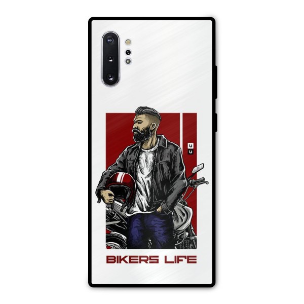 Biker Life Metal Back Case for Galaxy Note 10 Plus