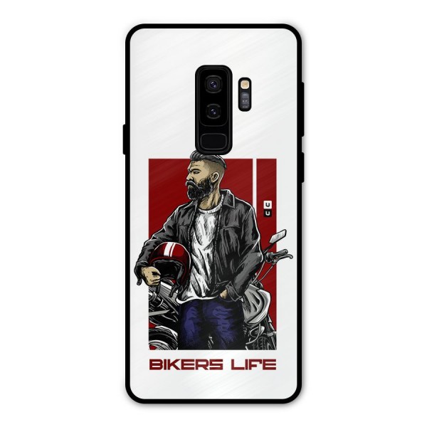 Biker Life Metal Back Case for Galaxy S9 Plus