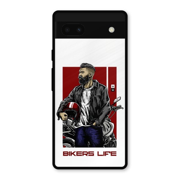 Biker Life Metal Back Case for Google Pixel 6a