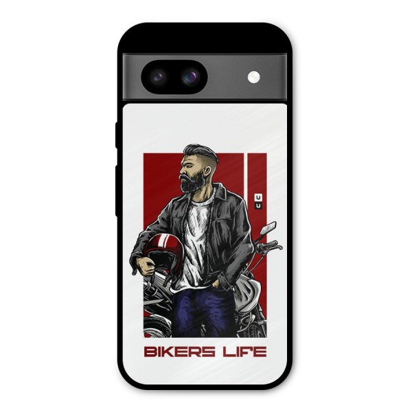 Biker Life Metal Back Case for Google Pixel 8a