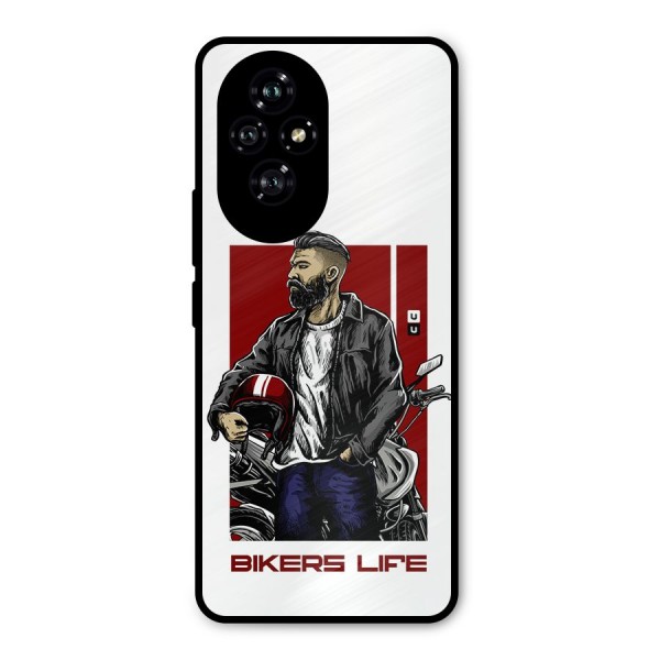 Biker Life Metal Back Case for Honor 200