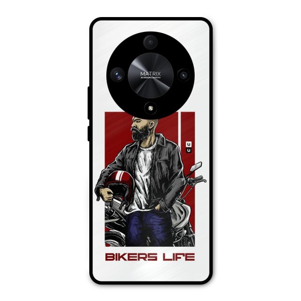 Biker Life Metal Back Case for Honor X9b