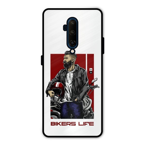 Biker Life Metal Back Case for OnePlus 7T Pro