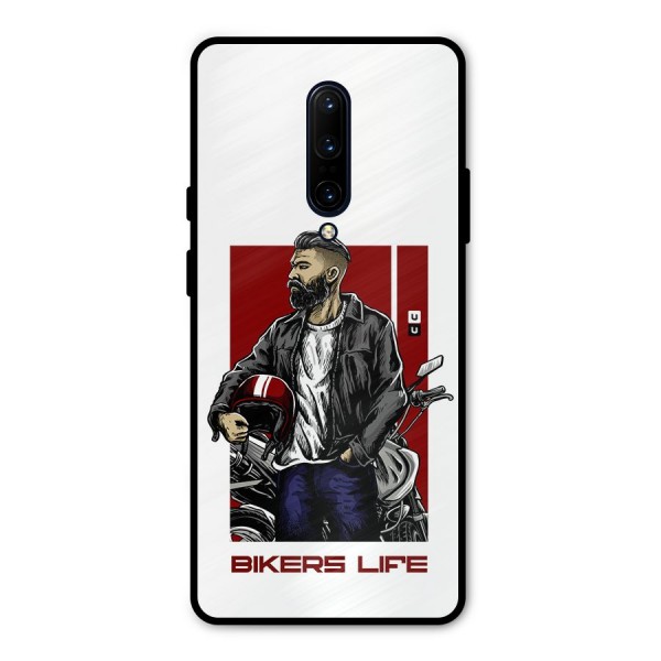 Biker Life Metal Back Case for OnePlus 7 Pro