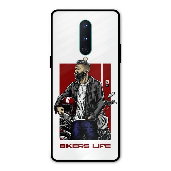 Biker Life Metal Back Case for OnePlus 8