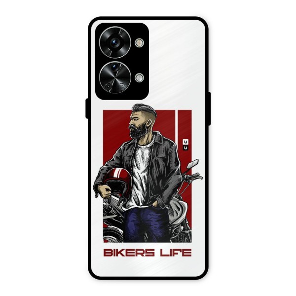 Biker Life Metal Back Case for OnePlus Nord 2T