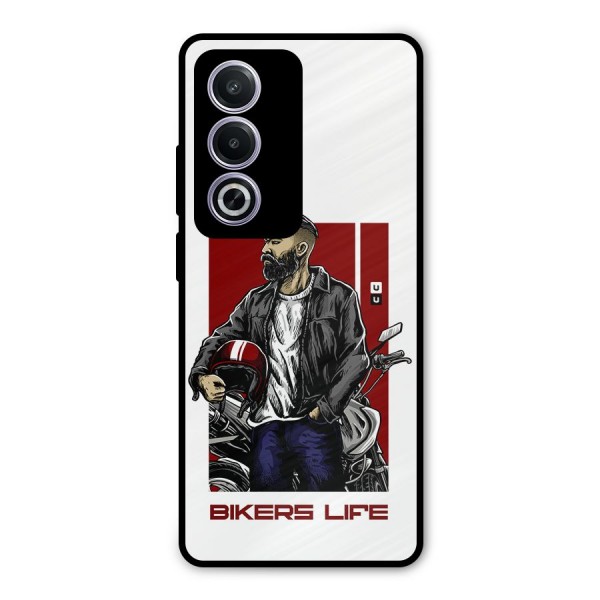 Biker Life Metal Back Case for Oppo A3 Pro