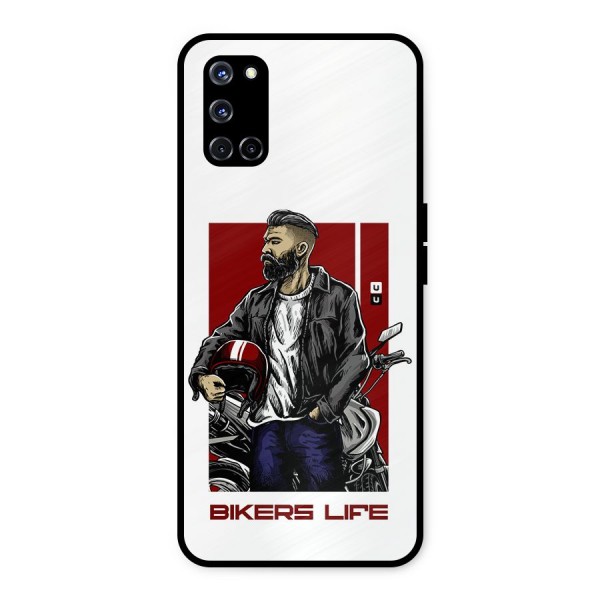 Biker Life Metal Back Case for Oppo A52