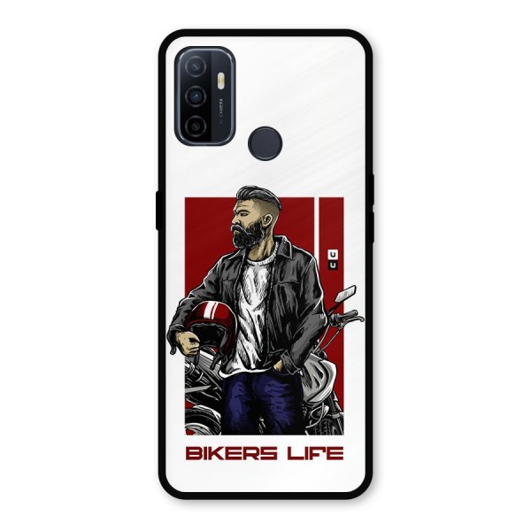 Biker Life Metal Back Case for Oppo A53