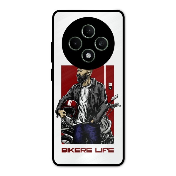 Biker Life Metal Back Case for Oppo F27