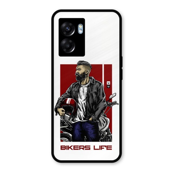 Biker Life Metal Back Case for Oppo K10 (5G)