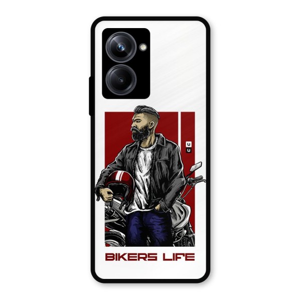 Biker Life Metal Back Case for Realme 10 Pro