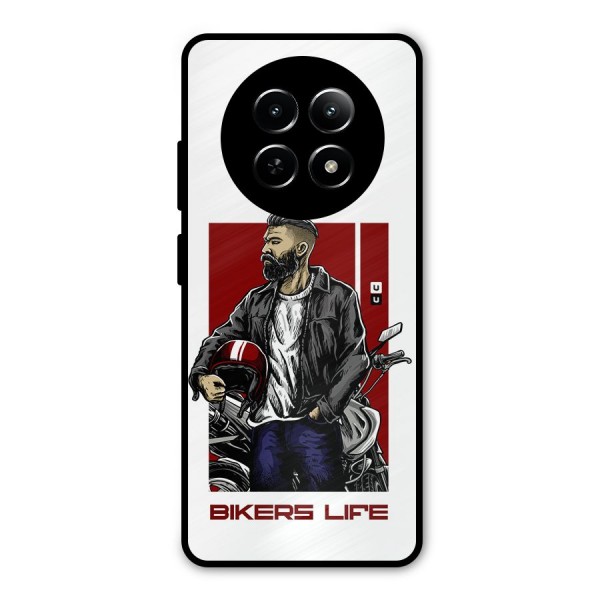 Biker Life Metal Back Case for Realme 12 5G