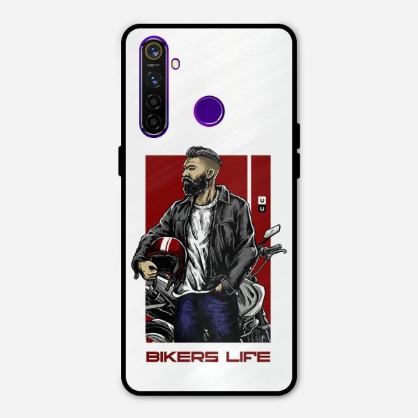 Biker Life Metal Back Case for Realme 5 Pro