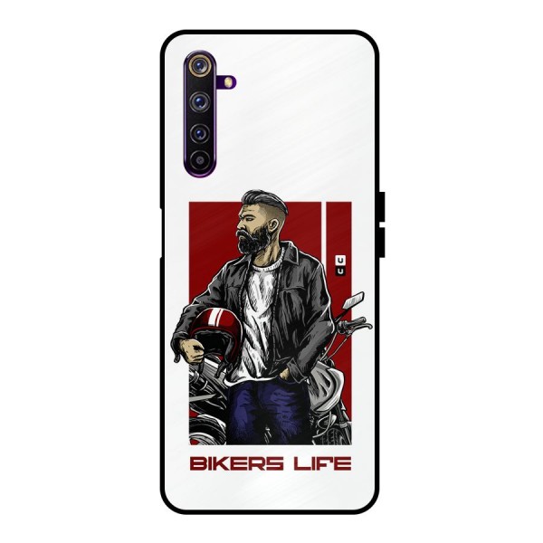 Biker Life Metal Back Case for Realme 6 Pro