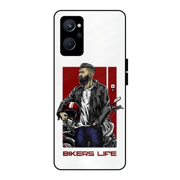 Biker Life Metal Back Case for Realme 9i 5G