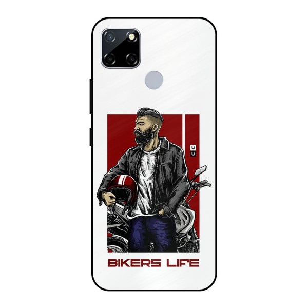 Biker Life Metal Back Case for Realme Narzo 20