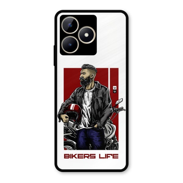 Biker Life Metal Back Case for Realme Narzo N53