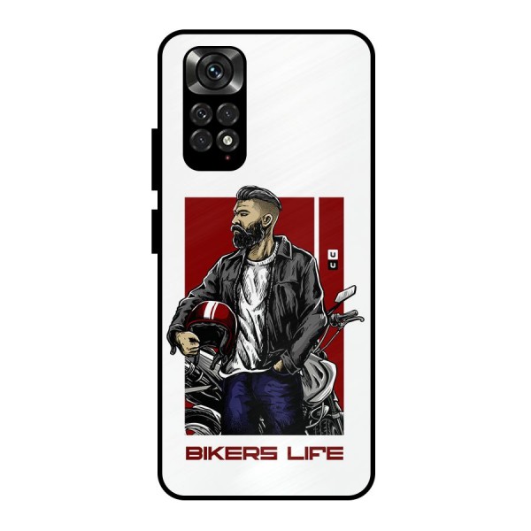 Biker Life Metal Back Case for Redmi Note 11 Pro