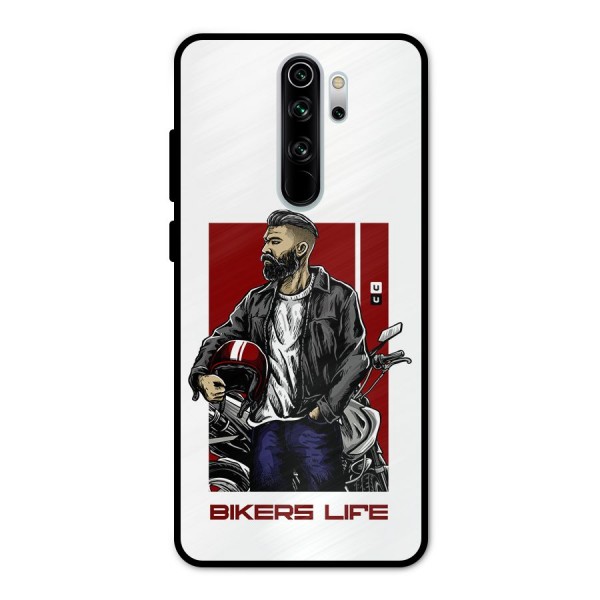 Biker Life Metal Back Case for Redmi Note 8 Pro